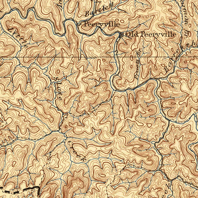 United States Geological Survey Tazewell, VA-WV (1895, 125000-Scale) digital map