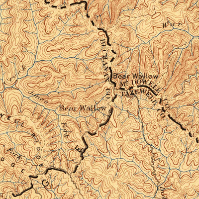 United States Geological Survey Tazewell, VA-WV (1897, 125000-Scale) digital map