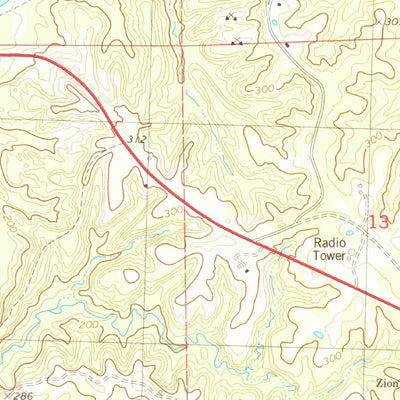 United States Geological Survey Tchula, MS (1982, 24000-Scale) digital map