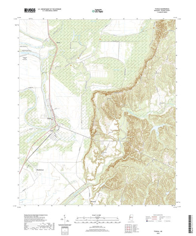 United States Geological Survey Tchula, MS (2020, 24000-Scale) digital map