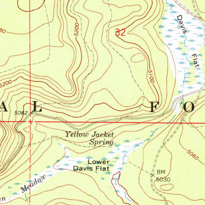 United States Geological Survey Tea Table Mountain, OR (1968, 24000-Scale) digital map