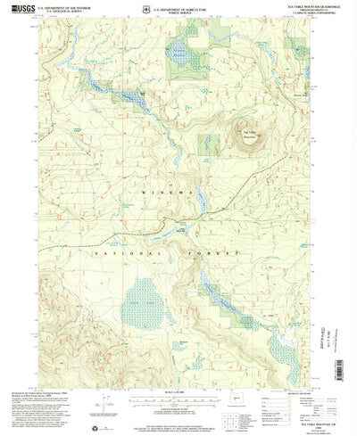 United States Geological Survey Tea Table Mountain, OR (1999, 24000-Scale) digital map