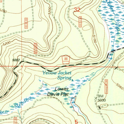 United States Geological Survey Tea Table Mountain, OR (1999, 24000-Scale) digital map