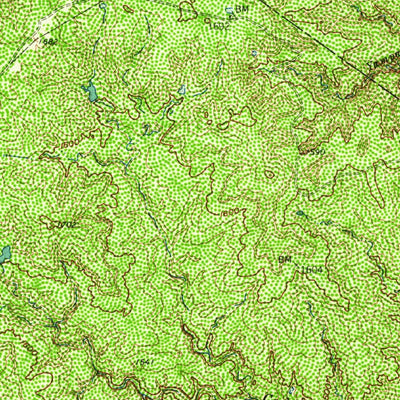 United States Geological Survey Teacup Mountain, TX (1960, 62500-Scale) digital map