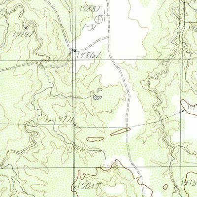 United States Geological Survey Teacup Mountain, TX (1984, 24000-Scale) digital map