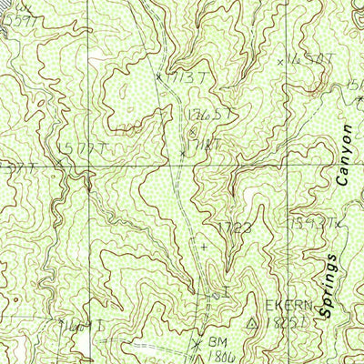 United States Geological Survey Teacup Mountain, TX (1984, 24000-Scale) digital map