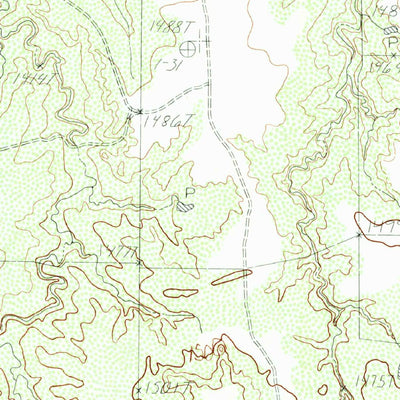 United States Geological Survey Teacup Mountain, TX (1990, 24000-Scale) digital map