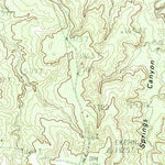 United States Geological Survey Teacup Mountain, TX (1990, 24000-Scale) digital map