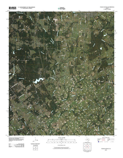 United States Geological Survey Teague South, TX (2010, 24000-Scale) digital map
