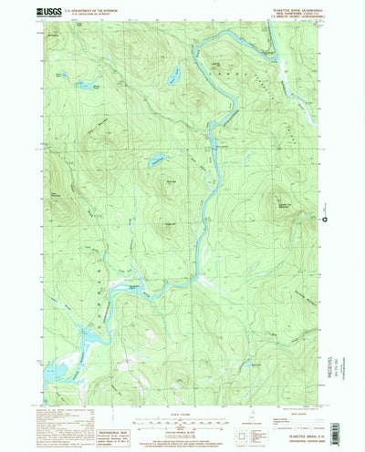 United States Geological Survey Teakettle Ridge, NH (2000, 24000-Scale) digital map