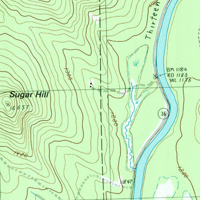 United States Geological Survey Teakettle Ridge, NH (2000, 24000-Scale) digital map
