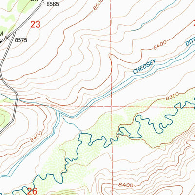 United States Geological Survey Teal Lake, CO (2000, 24000-Scale) digital map