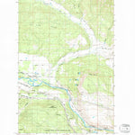United States Geological Survey Teanaway, WA (1985, 24000-Scale) digital map