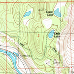 United States Geological Survey Teanaway, WA (1985, 24000-Scale) digital map