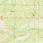 United States Geological Survey Teanaway, WA (1989, 24000-Scale) digital map