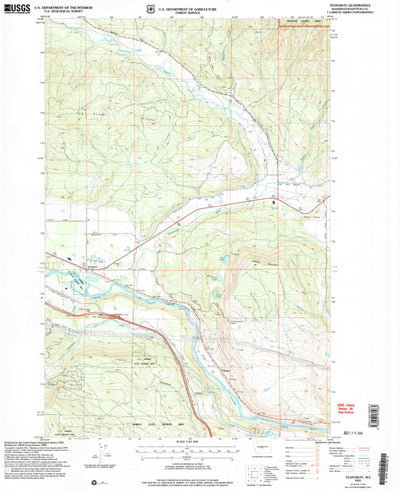 United States Geological Survey Teanaway, WA (2003, 24000-Scale) digital map