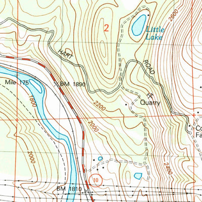 United States Geological Survey Teanaway, WA (2003, 24000-Scale) digital map