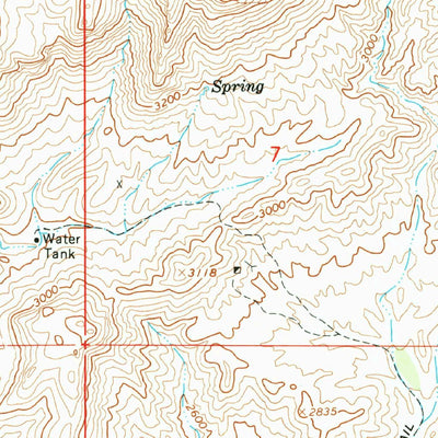 United States Geological Survey Teapot Mountain, AZ (1964, 24000-Scale) digital map