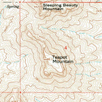 United States Geological Survey Teapot Mountain, AZ (1964, 24000-Scale) digital map