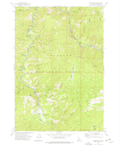 United States Geological Survey Teapot Mountain, ID (1973, 24000-Scale) digital map