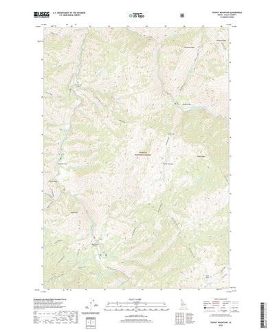 United States Geological Survey Teapot Mountain, ID (2020, 24000-Scale) digital map