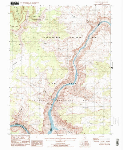 United States Geological Survey Teapot Rock, UT (1988, 24000-Scale) digital map