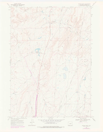 United States Geological Survey Teapot Rock, WY (1968, 24000-Scale) digital map
