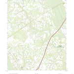 United States Geological Survey Tearcoat Branch, SC (2020, 24000-Scale) digital map