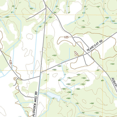 United States Geological Survey Tearcoat Branch, SC (2020, 24000-Scale) digital map