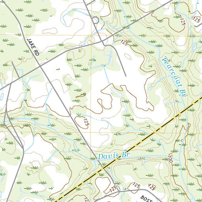 United States Geological Survey Tearcoat Branch, SC (2020, 24000-Scale) digital map