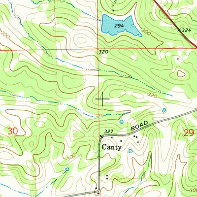 United States Geological Survey Teasleys Mill, AL (1971, 24000-Scale) digital map