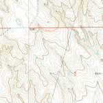 United States Geological Survey Teckla SW, WY (1971, 24000-Scale) digital map