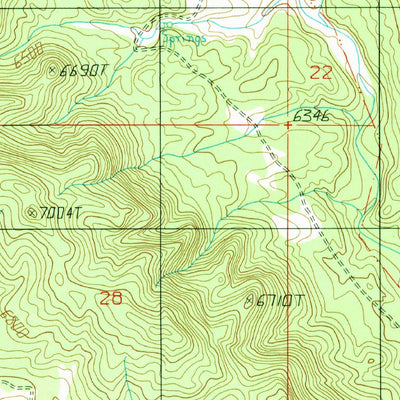 United States Geological Survey Tecolote, NM (1989, 24000-Scale) digital map