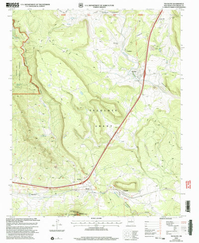 United States Geological Survey Tecolote, NM (2002, 24000-Scale) digital map