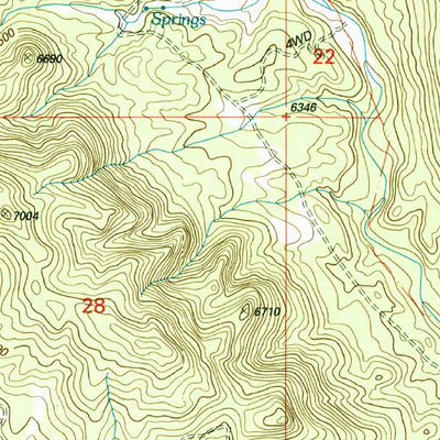 United States Geological Survey Tecolote, NM (2002, 24000-Scale) digital map