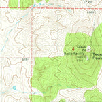 United States Geological Survey Tecolote Peak, NM (1981, 24000-Scale) digital map