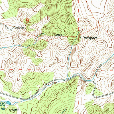 United States Geological Survey Tecolote Peak, NM (1995, 24000-Scale) digital map