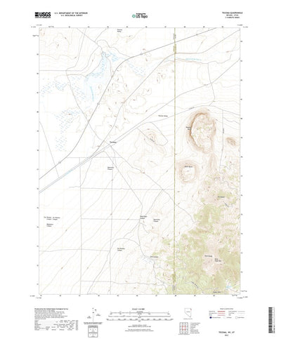 United States Geological Survey Tecoma, NV (2021, 24000-Scale) digital map