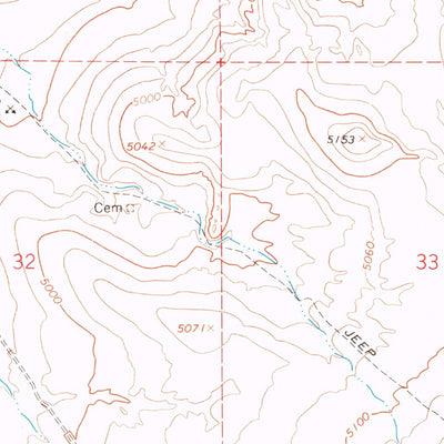 United States Geological Survey Tecoma, NV-UT (1967, 24000-Scale) digital map