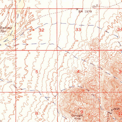 United States Geological Survey Tecopa, CA (1951, 62500-Scale) digital map