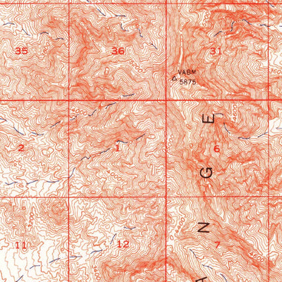 United States Geological Survey Tecopa, CA (1951, 62500-Scale) digital map