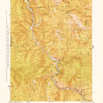 United States Geological Survey Tectah Creek, CA (1945, 62500-Scale) digital map