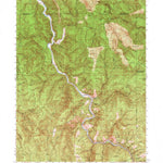United States Geological Survey Tectah Creek, CA (1952, 62500-Scale) digital map