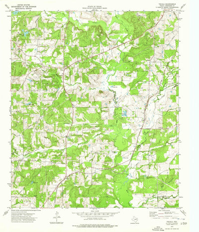 United States Geological Survey Tecula, TX (1973, 24000-Scale) digital map