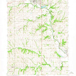 United States Geological Survey Tecumseh, NE (1965, 24000-Scale) digital map