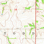 United States Geological Survey Tecumseh, NE (1965, 24000-Scale) digital map