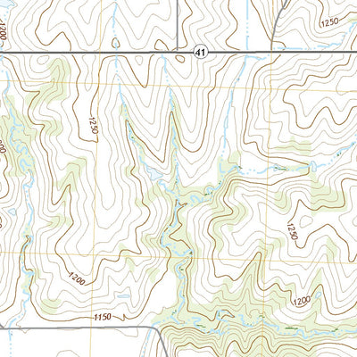 United States Geological Survey Tecumseh NW, NE (2021, 24000-Scale) digital map