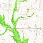 United States Geological Survey Tecumseh SE, NE (1965, 24000-Scale) digital map