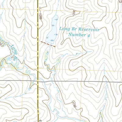 United States Geological Survey Tecumseh SE, NE (2021, 24000-Scale) digital map