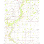 United States Geological Survey Tecumseh South, MI (1972, 24000-Scale) digital map